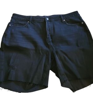 Old Navy Women's Sz 20 Black Denim Shorts